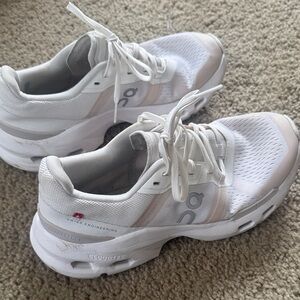 On Running Women's White and Cream Sneakers
